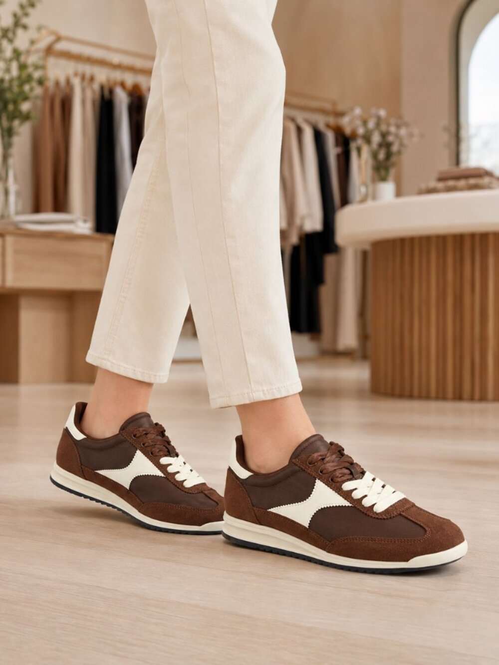 Universal Thread - Women’s Skyler Jogger Sneakers with Memory Foam In Brown NWT
